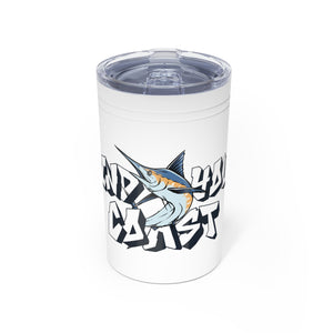 Cool Coast Fishing Tumbler, 11oz Vacuum Insulated Mug for Outdoor Enthusiasts, Perfect for Gifts, Fishing Trips, Travel Mug