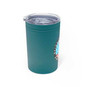 Americana Vacuum Insulated Tumbler, 11oz | Perfect for Beach Lovers, Outdoor Adventures, and Patriotic Celebrations | Gift for Dad