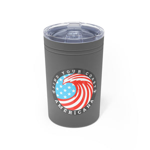 Americana Vacuum Insulated Tumbler, 11oz | Perfect for Beach Lovers, Outdoor Adventures, and Patriotic Celebrations | Gift for Dad