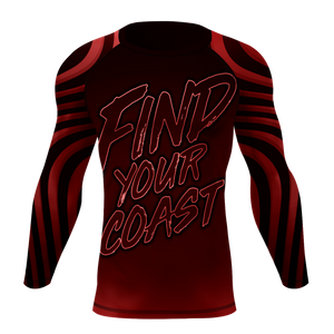 Find Your Coast® Beach Storm Rash Guard UPF 50+