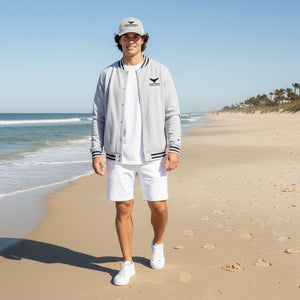 Men's Vintage Embroidered Champion Bomber Jacket