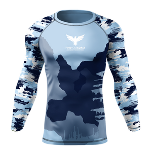 Find Your Coast® Ghosted Rash Guard UPF 50+