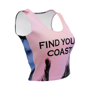 Find Your Coast® Beach Cropped Tank Top