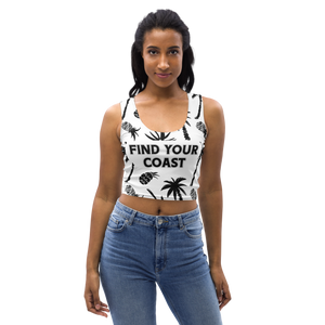 Find Your Coast® Pine and Palm Cropped Tank Top