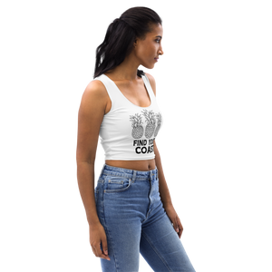 Find Your Coast® Pineapple Cropped Tank Top