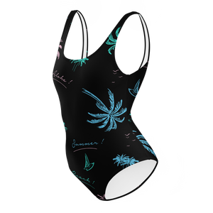 Summer Aloha One-Piece Swimsuit