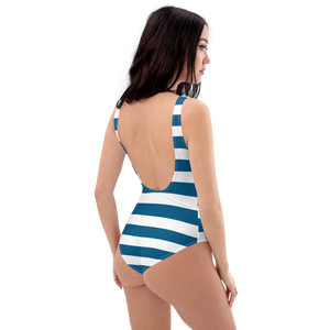 Find Your Coast® Striped One-Piece Swimsuit