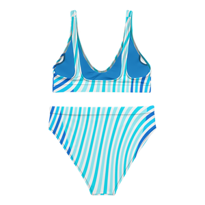 Wave Places Recycled High Waisted Bikini Set