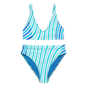 Wave Places Recycled High Waisted Bikini Set