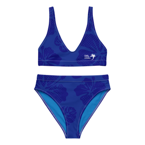 Royal Bloom Recycled High Waisted Bikini Set
