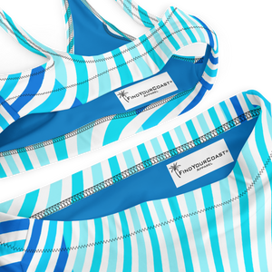 Wave Places Recycled High Waisted Bikini Set