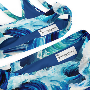 Waves Recycled High Waisted Bikini Set