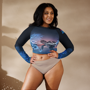 Find Your Coast Womens Cropped Sport Shirt