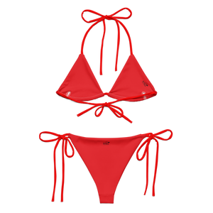 Striped UPF 50 Recycled String Bikini