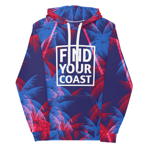 Find Your Coast® Palm Print Recycled Hoodie