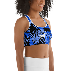 Find Your Coast® Tropical Moisture Wicking Sports Bra