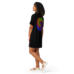 Find Your Coast® Tye Dye Casual Summer Tee Dress