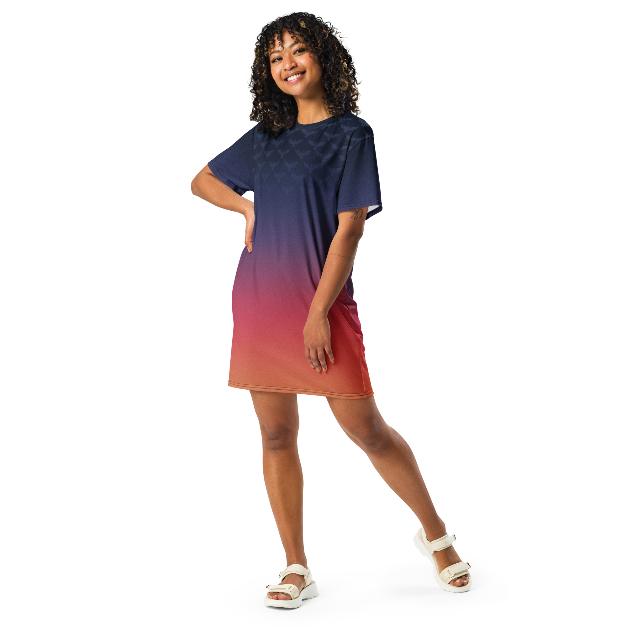 Find Your Coast® Summer Storm Casual Tee Dress (ALL SIZES)