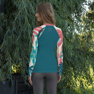 Find Your Coast® Palm Season Sleeve Rash Guard UPF 50+
