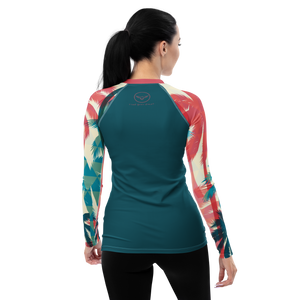 Find Your Coast® Palm Season Sleeve Rash Guard UPF 50+