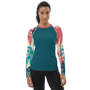 Find Your Coast® Palm Season Sleeve Rash Guard UPF 50+