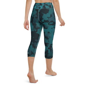 Women's CoastFlex Sport Ocean Camo Capri Leggings