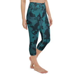 Women's CoastFlex Sport Ocean Camo Capri Leggings