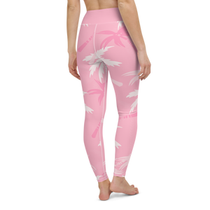 CoastFlex Sport Pink Palms Leggings