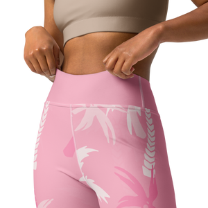 CoastFlex Sport Pink Palms Leggings