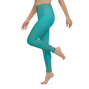 CoastFlex Sport Aloha Full Length Leggings