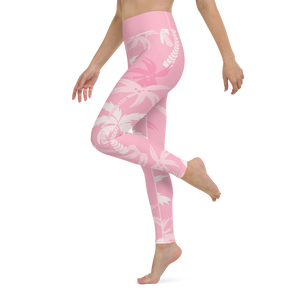 CoastFlex Sport Pink Palms Leggings