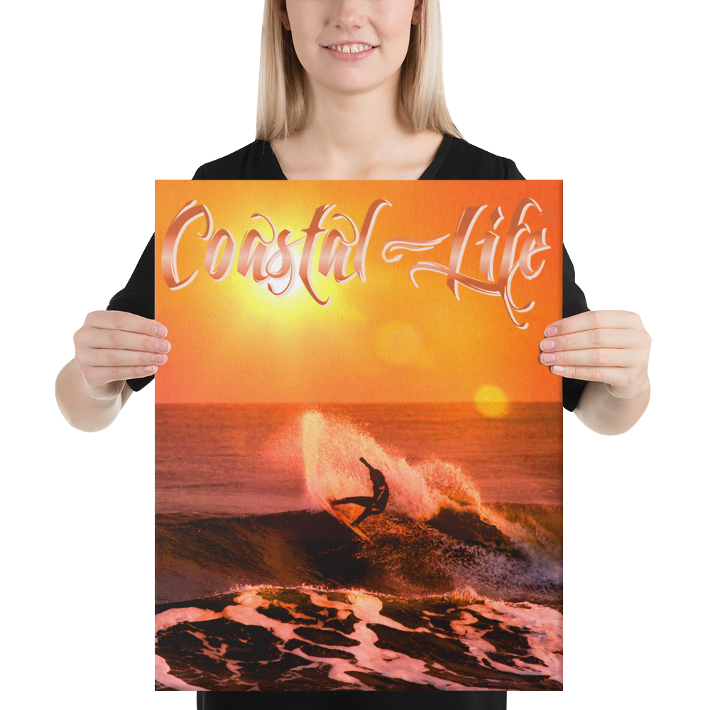 Coastal Life® Sunrise Surf on Canvas