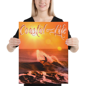Coastal Life® Sunrise Surf on Canvas