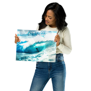 Coastal Life® Surf on Glossy Metal Prints (Includes Digital Download Option)