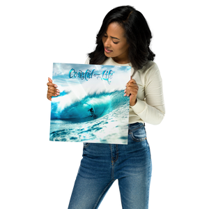 Coastal Life® Surf on Glossy Metal Prints (Includes Digital Download Option)