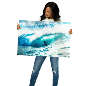 Coastal Life® Surf on Glossy Metal Prints (Includes Digital Download Option)