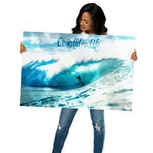 Coastal Life® Surf on Glossy Metal Prints (Includes Digital Download Option)