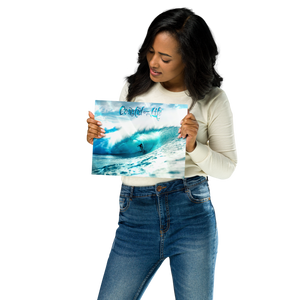 Coastal Life® Surf on Glossy Metal Prints (Includes Digital Download Option)