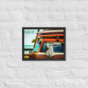 Coastal Life® Van Life Framed Poster (Includes digital download option)