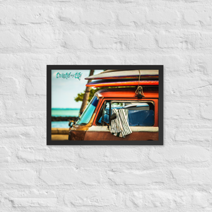 Coastal Life® Van Life Framed Poster (Includes digital download option)