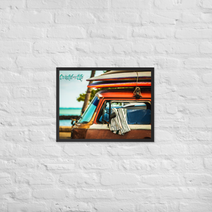 Coastal Life® Van Life Framed Poster (Includes digital download option)