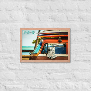Coastal Life® Van Life Framed Poster (Includes digital download option)