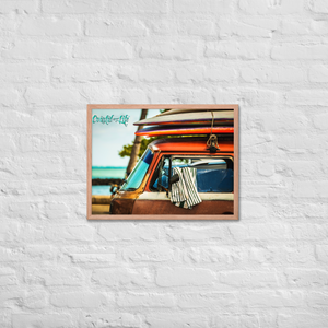 Coastal Life® Van Life Framed Poster (Includes digital download option)