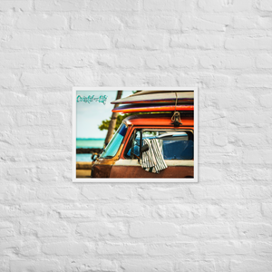 Coastal Life® Van Life Framed Poster (Includes digital download option)