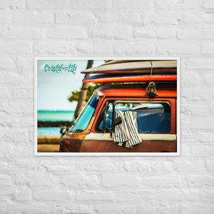Coastal Life® Van Life Framed Poster (Includes digital download option)
