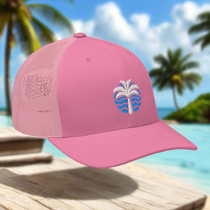 Find Your Coast® Embroidered Palm Trucker Hats