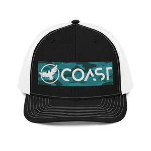 Find Your Coast® Aqua Camo Trucker Hats