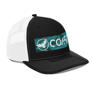 Find Your Coast® Aqua Camo Trucker Hats