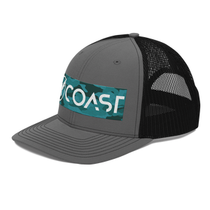 Find Your Coast® Aqua Camo Trucker Hats