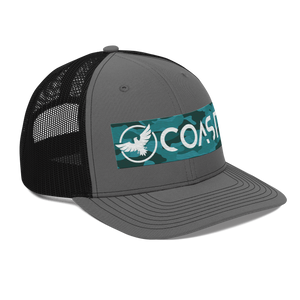 Find Your Coast® Aqua Camo Trucker Hats